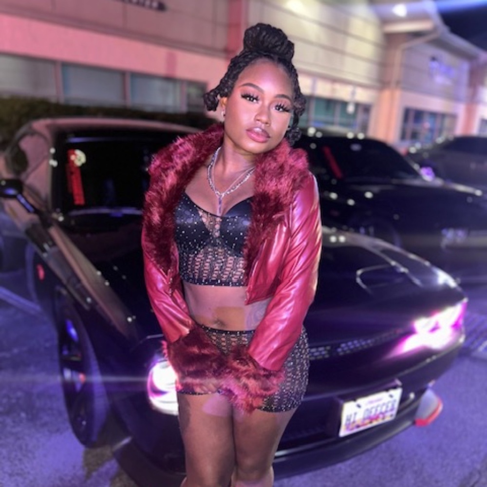 Burgandy Crop Leather Jacket with Fur Lining